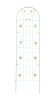 2 Pack Metal Garden Trellis 71" x 19.7" Rustproof Trellis for Climbing Plants Outdoor Flower Support Cream White