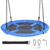 700LBS Weight Capacity 40" Flying Saucer Swing for Kids Outdoor, Large Round Tire Swings for Trees and Swingset