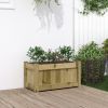 Garden Planter 23.6"x12.2"x12.2" Impregnated Wood Pine