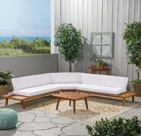 HILLCREST V Shaped 4-Piece Sofa Set-SBWHI