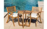 HERMOSA KD WOOD DINING SET with Cushions
