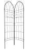 4 Pack Metal Garden Trellis 78.7" x 19.7" Rustproof Trellis for Climbing Plants Outdoor Flower Support Black