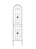 4 Pack Metal Garden Trellis 86.7" x 19.7" Rustproof Trellis for Climbing Plants Outdoor Flower Support Black