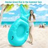 PVC Inflatable Mermaid Raft, Adult Water Leisure Inflatable Whale Floating Bed Float Raft Lounger,Pool Party Entertainment For All Ages
