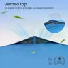 Camping Campaign Houses Outdoor Pop Up Canopy 10'x10' Tent Camping Sun Shelter-Series Party Tent 100 Sq. Ft of Shade (Blue) Mesh