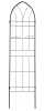 4 Pack Metal Garden Trellis 78.7" x 19.7" Rustproof Trellis for Climbing Plants Outdoor Flower Support Black