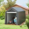 Outsunny 7' x 12' Garden Storage Tent, Heavy Duty Outdoor Shed