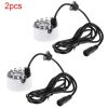 12 LED Ultrasonic Mist Maker Light Fogger Water Fountain Pond