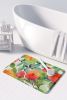 Connecticut Mountain Laurels in Watercolor Memory Foam Kitchen Mat Machine Washable Anti-Fatigue Mat Cushion Comfort Bath Mat or Kitchen Rug