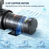 VEVOR Swimming Pool Pump 2.0HP 115V 1500W, Single Speed Pumps for Above Ground Pool, Powerful Self Primming Pool Pumps w/ Strainer Basket