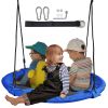 700LBS Weight Capacity 40" Flying Saucer Swing for Kids Outdoor, Large Round Tire Swings for Trees and Swingset