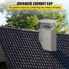 VEVOR Chimney Cap, 17" x 29" Flue Caps, 304 Stainless Steel Fireplace Chimney Cover, Adjustable Metal Spark Arrestor with Bolts Screws