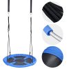 700LBS Weight Capacity 40" Flying Saucer Swing for Kids Outdoor, Large Round Tire Swings for Trees and Swingset
