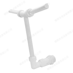 Waterfall Swimming Pool Fountain Fish Pond Waterfall Fountain Adjustable Pool Decoration Cooling Spray For Yard (Ships From: China, Color: double head)