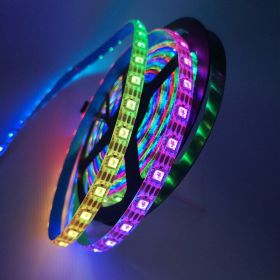 5m/roll WS2815 DC12V (WS2812B/WS2813) RGB LED Pixels Strip Light Individually Addressable LED Dual-Signal 30/60/144 Pixels/Led/m (Color: 1m 144leds IP30, Emitting Color: White PCB)
