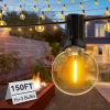 G40 LED String Light 50Ft 100Ft 150Ft Outdoor Garland Light IP45 Waterproof Fairy String Wedding Decoration For Patio Backyard