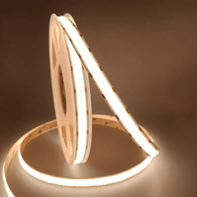 Double Row COB LED Strip DC12V 24V Super Bright 600LEDs/m Flexible Dimmable Led Tape RA90 Led Lighting 3000K 4000K 6500K (Color: DC12V, Emitting Color: 4000K Natural White)