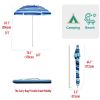 SUNNYFEEL Beach Umbrella 6ft