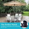 1 round/square, courtyard market umbrella base resin sunshade stand square, easy to install, suitable for beaches, lawns, decks, backyards